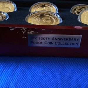 JFK 100th anniversary proof coin collection